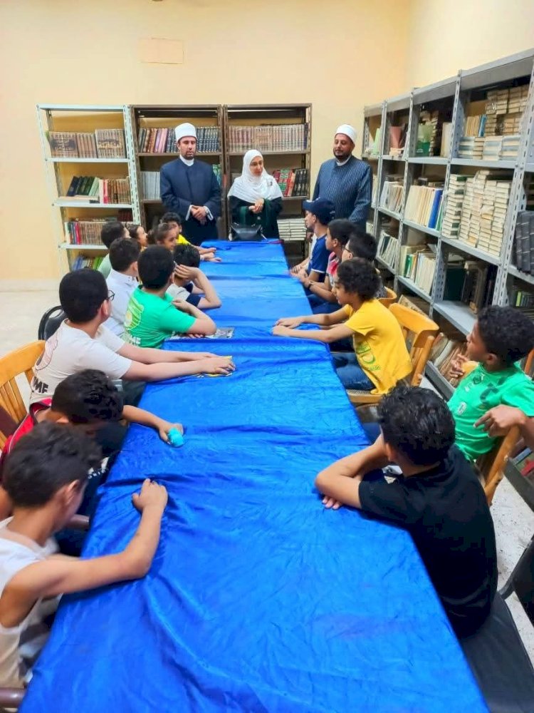 الأوقاف تنظّم ندوات ثقافية ودينية للأطفال  بمكتبات المساجد الكبرى بالدقهلية