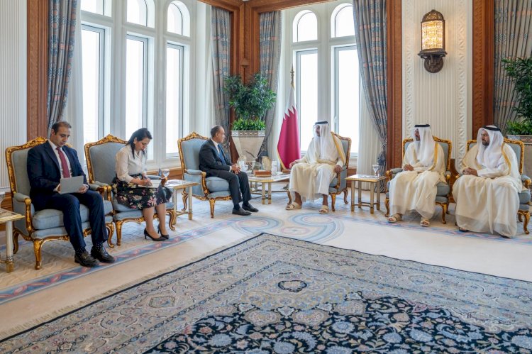 وزير الخارجية ينقل رسالة دعم من الرئيس السيسي إلى أمير قطر