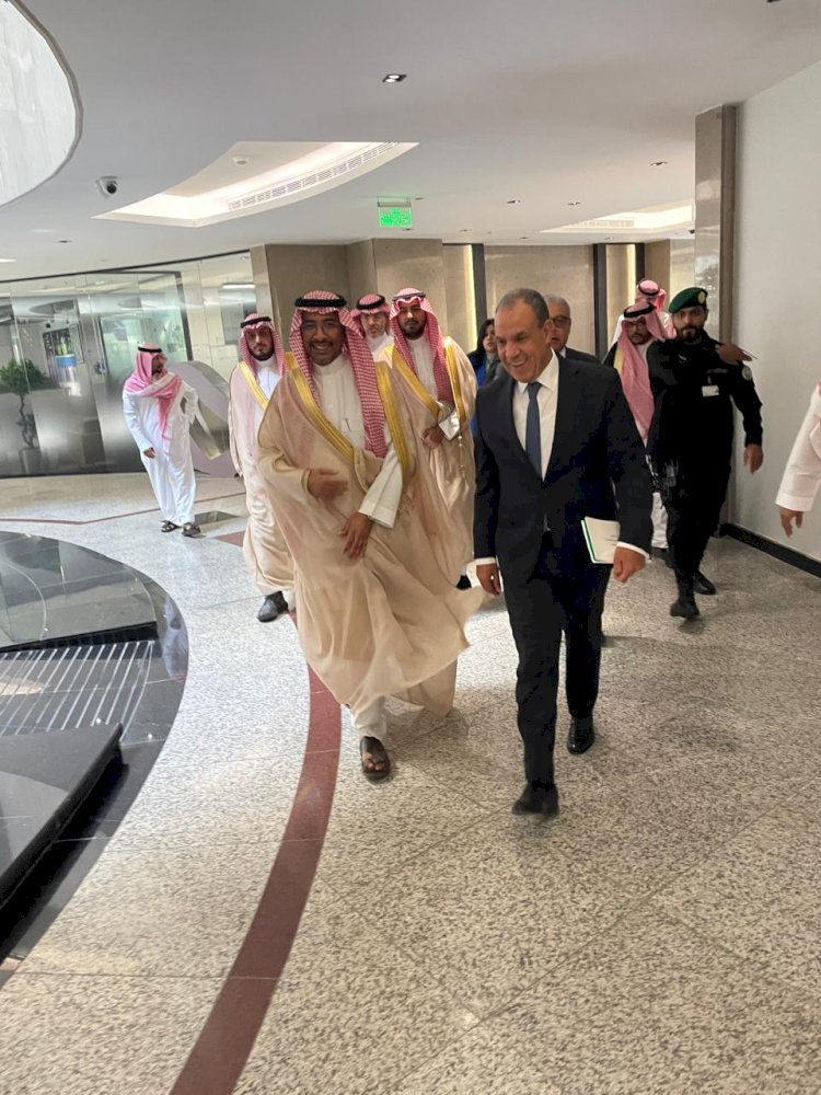 وزير الخارجية يلتقي وزير الصناعة السعودي