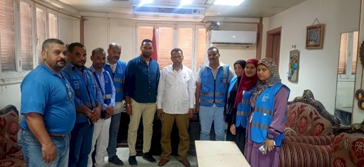مدير تعليم أبوتشت يلتقي وفد حياة كريمة لتقديم التهنئة وتوطيد أواصر التعاون