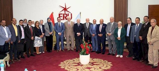 تفاصيل اجتماع لجنة قطاع الدراسات البينية بمقر الجامعة المصرية الروسية