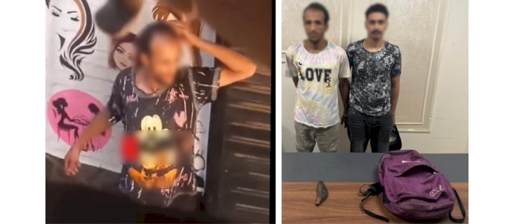 نكشف فيديو ظهور شخصان تحت تأثير المخدرات بالجيزة