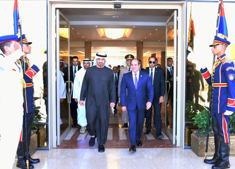 تفاصيل زيارة محمد بن زايد لمصر في هذا التوقيت