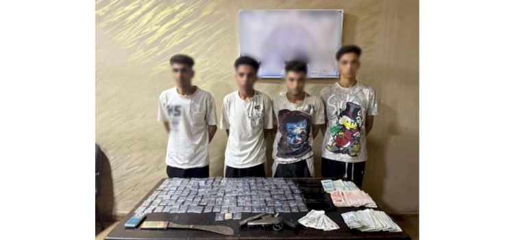 ضبط ٤ متهمين لقيامهم بترويج المخدرات بالجيزة