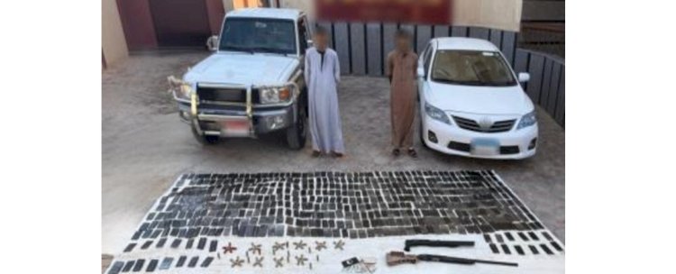 ضبط  تجار بحوزتهم مخدرات قيمتها 108 مليون جنيه بمطروح