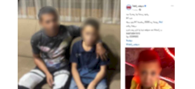 الشرطة تعيد طالب الي اسرته بقنا