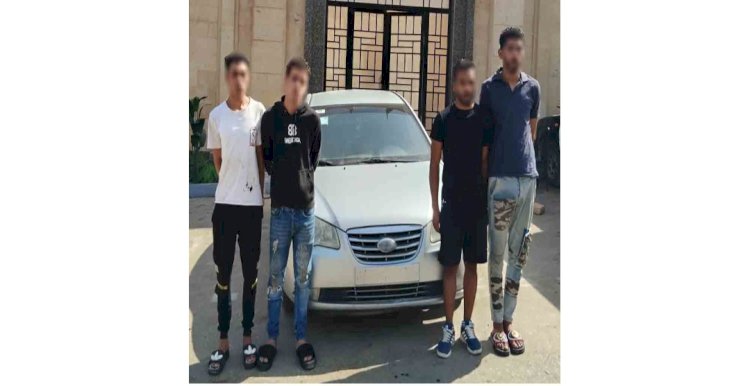 اعرف فيديو سرقة سيارة من أحد الجراجات الخاصة بالجيزة