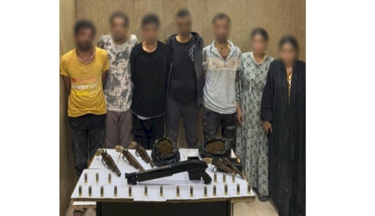 تجار المخدرات ضربوا مواطن فتم القبض عليهم