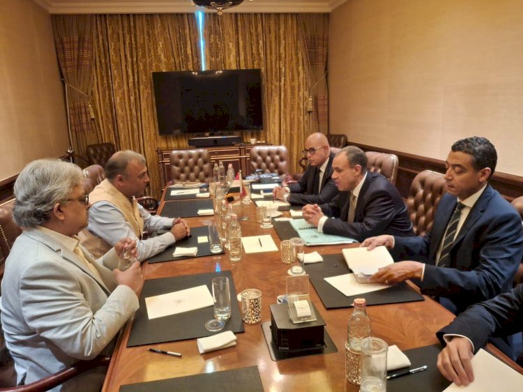 عبدالعاطي يلتقي رئيس شركة Ocior Energy للطاقة المتجددة