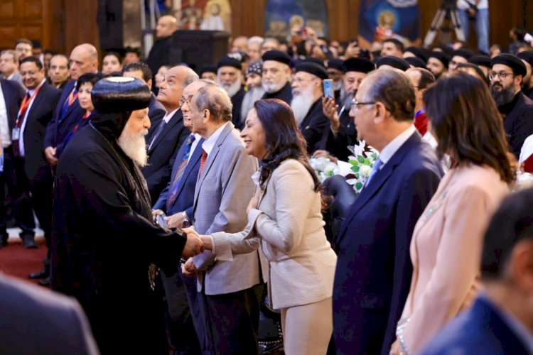 وزيرة التضامن تشهد الاحتفال بالعيد المئوي لتدشين كنيسة العذراء مريم بالزيتون