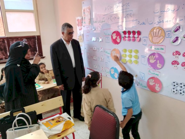 متابعة ميدانية مكثفة لوكيل تعليم أبوتشت لضبط سير العملية التعليمية