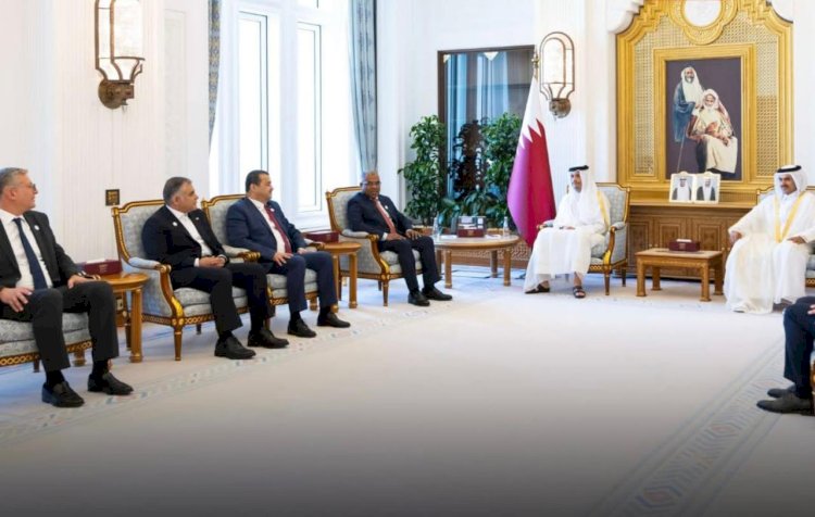 لقاءات لوزير البترول والثروة المعدنية مع كبار المسئولين بقطر