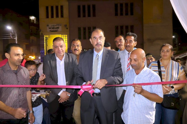 محافظ سوهاج يفتتح حديقة ميدان الشهداء العامة بالمنشاة