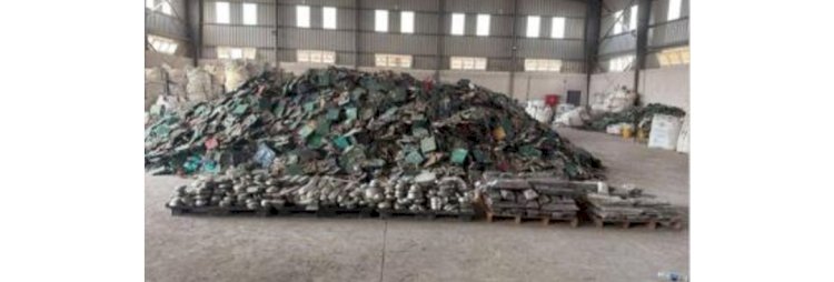 ضبط مصنع  لإعادة تدوير النفايات الإلكترونية الخطرة بدون ترخيص بالشرقية