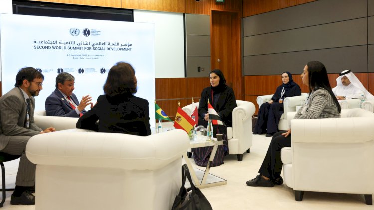 مايا تناقش المبادرات الدولية والإقليمية  في مجال الحماية الاجتماعية  بالدوحة