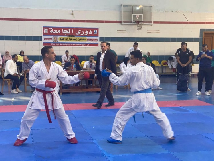 طلاب جامعة كفرالشيخ يتألقون في بطولة الكاراتية التي نظمتها الجامعة