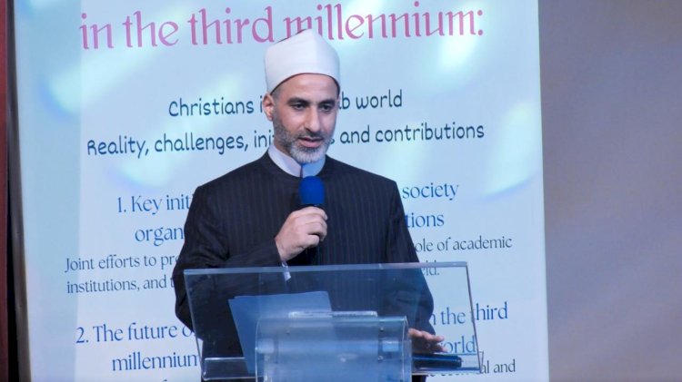 رئيس القطاع الديني يشارك في افتتاح المؤتمر الدولي للمركز الثقافي الفرنسيسكاني