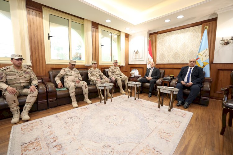 محافظ كفرالشيخ يستقبل مدير جمعية المحاربين القدماء وضحايا الحرب