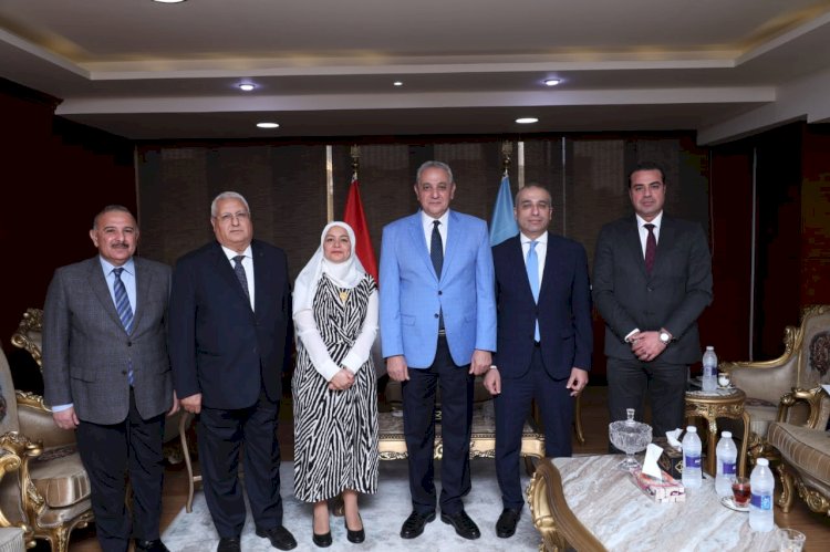 رئيس البنك الزراعي المصري يلتقي محافظ الغربية لدعم جهود تحقيق التنمية الزراعية