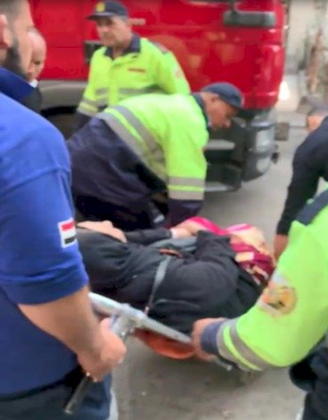 الاجهزة الامنية تنقل مريضة للمستشفي