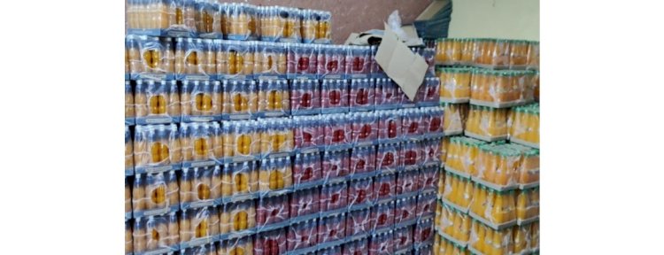 ضبط  مصنع لإنتاج المشروبات الصناعية الغير صالحة للإستهلاك الآدمى بالمنوفية