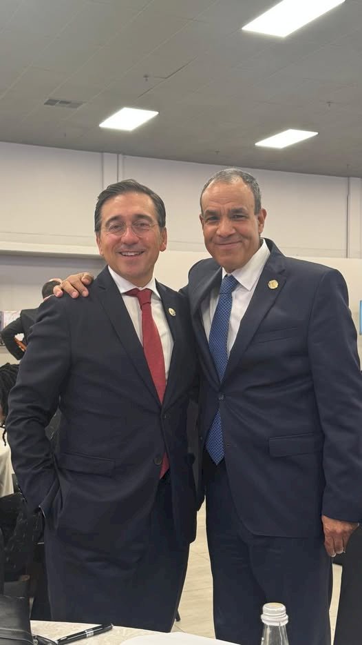 وزير الخارجية يلتقى مع نظيره الاسبانى على هامش أعمال قمة مجموعة العشرين