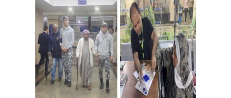 الجوازات تستقبل المواطنين وكبار السن لانهاء المستندات الخاصة بهم