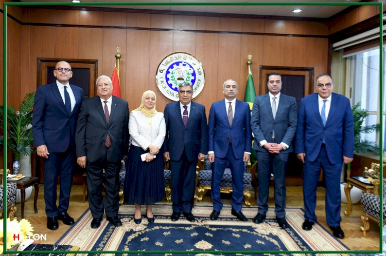 رئيس البنك الزراعي المصري يلتقي محافظ الدقهلية