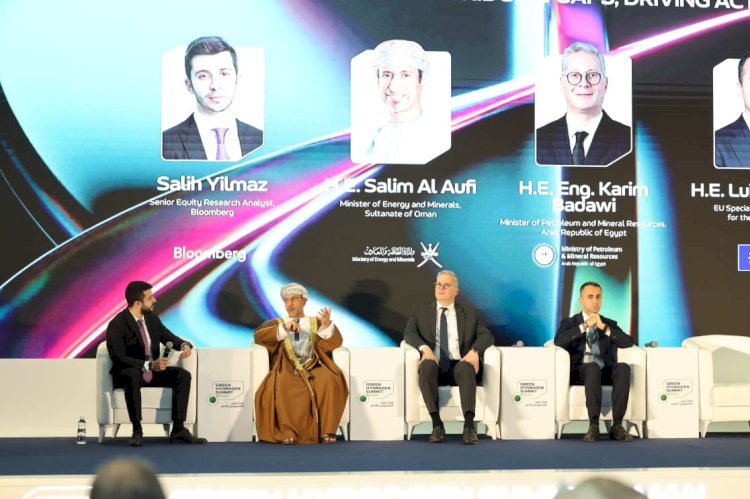 وزير البترول  متحدثاً رئيسياً في الجلسة الوزارية  للهيدروجين الأخضر  بعمان