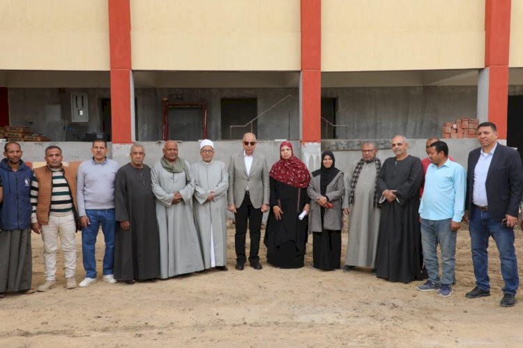 لخدمة 97 ألف نسمة… محافظ المنيا يتفقد إنشاء معهد أزهري بالجهود الذاتية