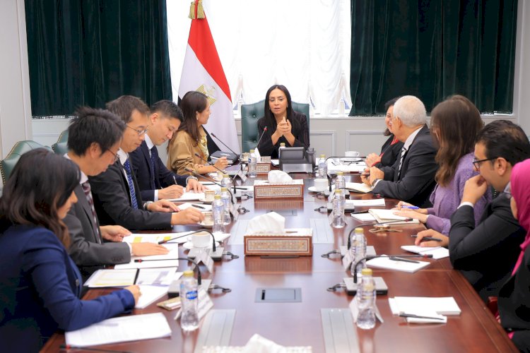 وزيرة التضامن تلتقي نائب رئيس هيئة التعاون الدولي اليابانية "JICA"