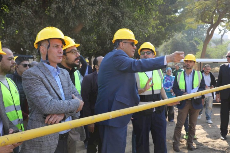 محافظ الجيزة يتفقد الموقف التنفيذى لتطوير حديقتى الحيوان والأورمان