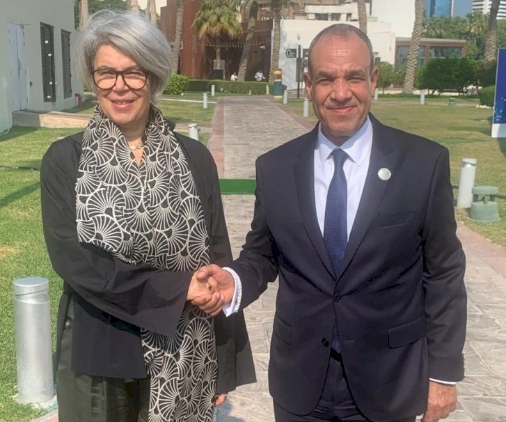 وزير الخارجية يلتقي مبعوثة الاتحاد الأوروبي للقرن الأفريقي