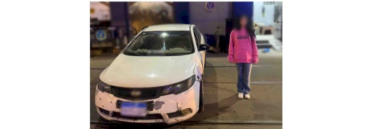 ضبط فتاة لقيامها بالتعدى بالسب علي سائق لخلافات علي أولوية المرور بالإسكندرية