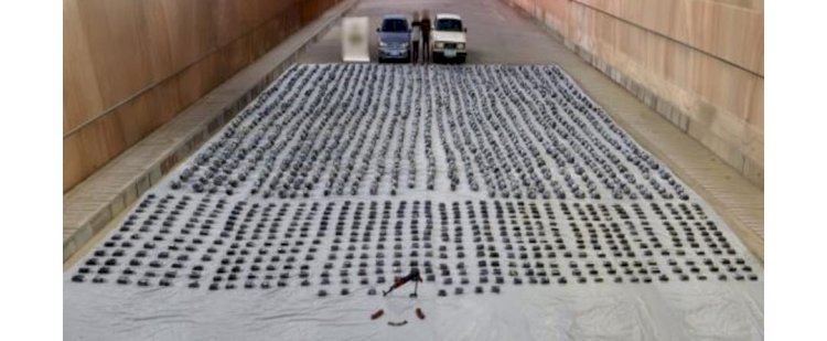 ضبط عنصرين جنائيين شديدى الخطورة وبحوزتهما 1,7 طن مواد مخدرة بحوالى 111 مليون جنيه