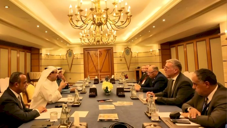 وزير البترول والخرافي يبحثان فرص استثمارات القابضة المصرية الكويتية في السوق المصري