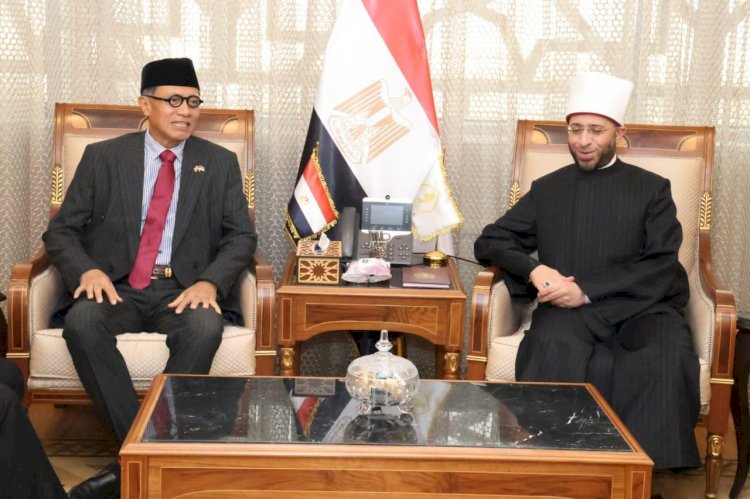 الازهري  يلتقي سفير إندونيسيا بالقاهرة