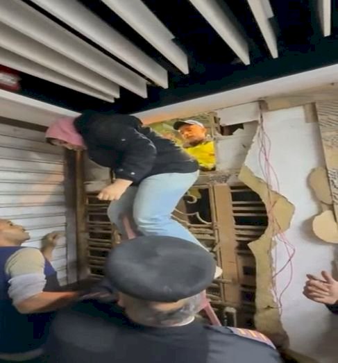 الاجهزة الامنية تنقذ سيدة تم احتجازها داخل مصعد بالقاهرة