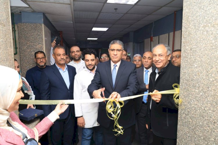 محافظ الجيزة يفتتح قسم رعاية المخ والأعصاب بمستشفى الوراق المركزي