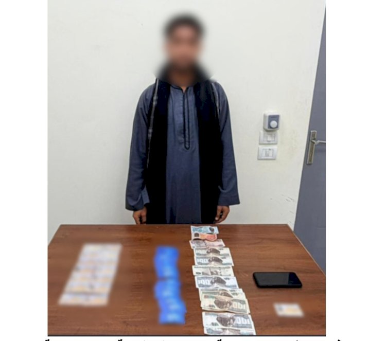 القبض علي متهم بحوزته كروت انتخابية خاصة باحد المرشحين بسوهاج