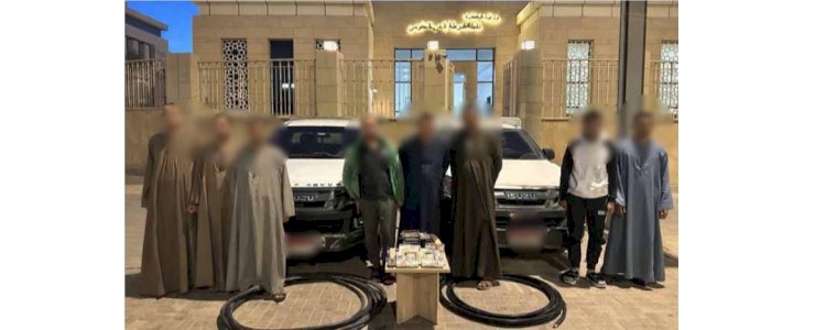 القبض علي المتهمين بسرقة المواقع تحت الانشاء والسيارات بالقاهرة