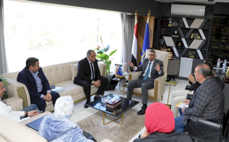 لقاء هام لمحافظ أسوان مع النائب الأول لرئيس شركة المقاولون العرب