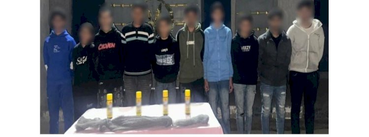 ضبط المتهمين بإضرام النيران بأحد الشوارع إحتفالاً برأس السنة الميلادية بالإسكندرية