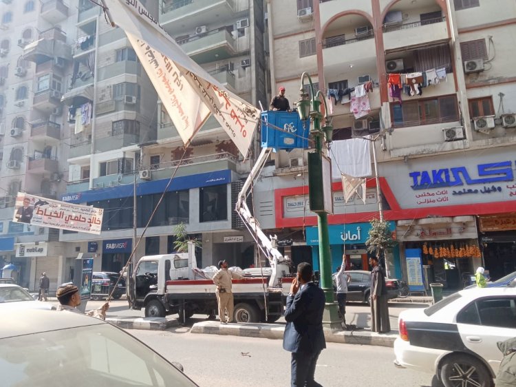 محافظ أسيوط: حملات مكثفة لإزالة الإعلانات المخالفة