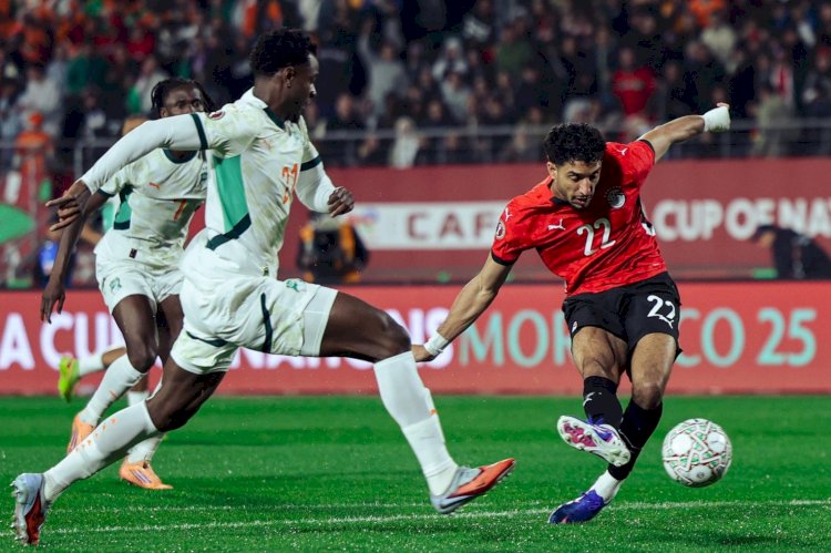 منتخب مصر يفوز على كوت ديفوار  حامل اللقب ويتأهل لنصف نهائى  أمم أفريقيا