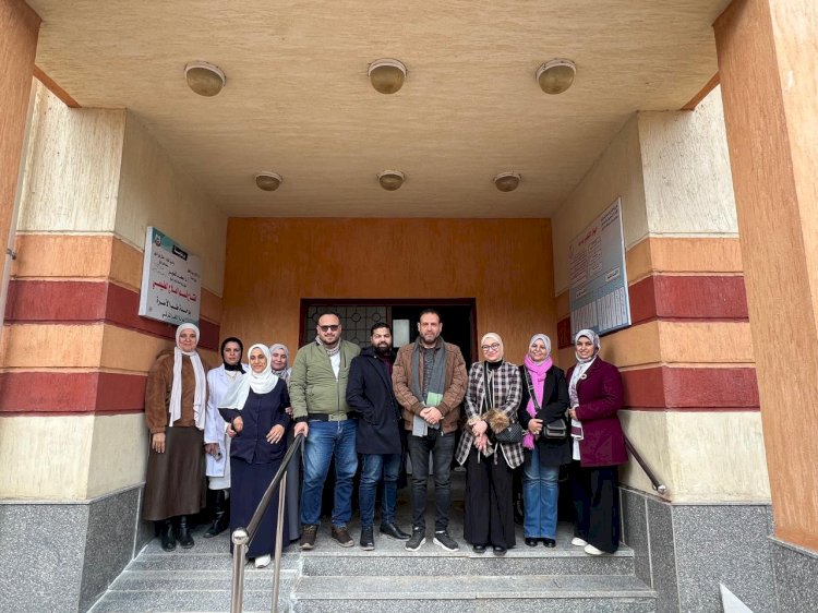 وكيلة مديرية الصحة بكفرالشيخ فى زيارة لوحدة طب الأسرة بالكفر الشرقي