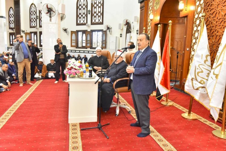 محافظ أسيوط يشهد احتفالية الأوقاف بذكرى الإسراء والمعراج بمسجد البقلي