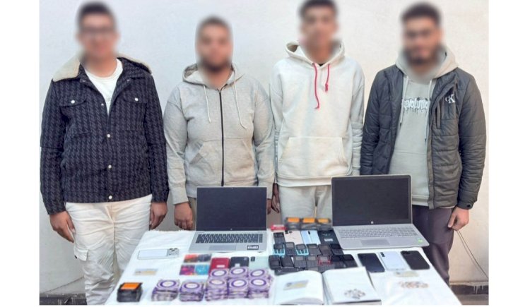 ضبط تشكيل عصابى لقيامه بالنصب على المواطنين عبر أحد مواقع التواصل الإجتماعى
