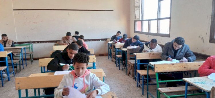انتظام امتحانات الشهادة الإعدادية بأبوتشت في يومها الثاني دون معوقات