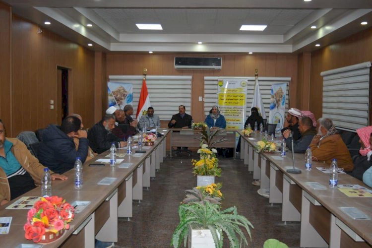 "بحوث الصحراء" ينظم ورشة عمل لتنمية الثروة الحيوانية ودعم المربين بواحة سيوة